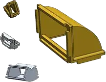 Cast E and H Plane Bends