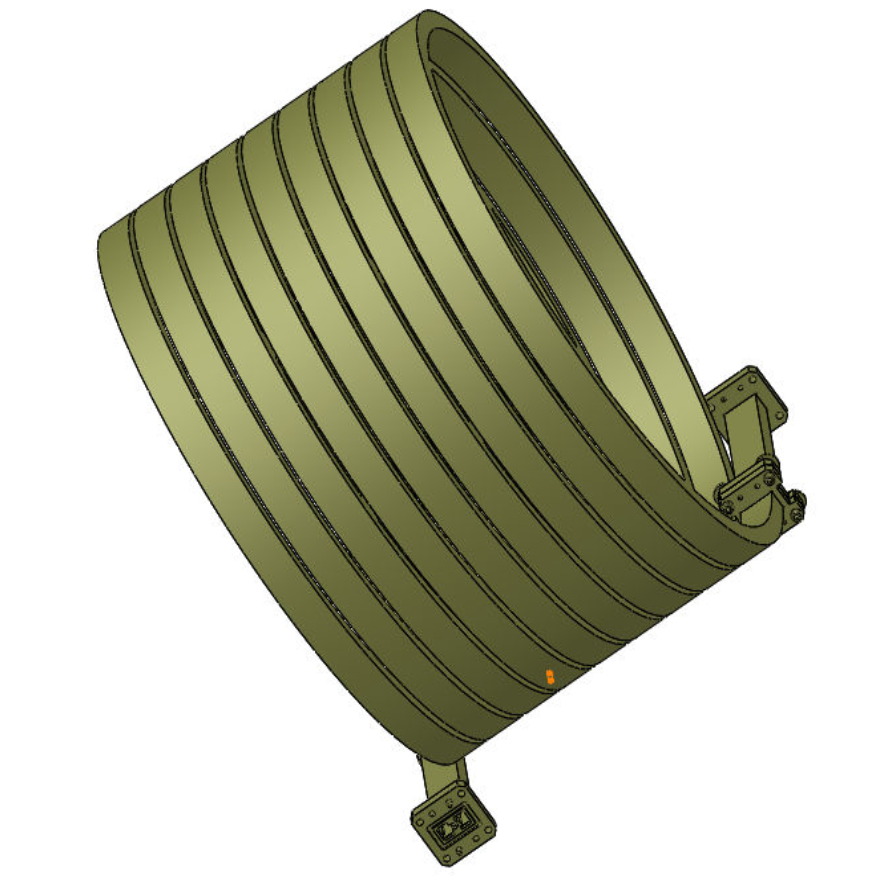 Coiled Delay Line Assembly