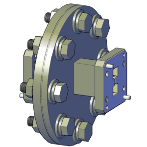 Double Ridge Waveguide Bulkhead Feed Unit