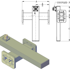 Double Ridge Waveguide Cross Guide Couplers
