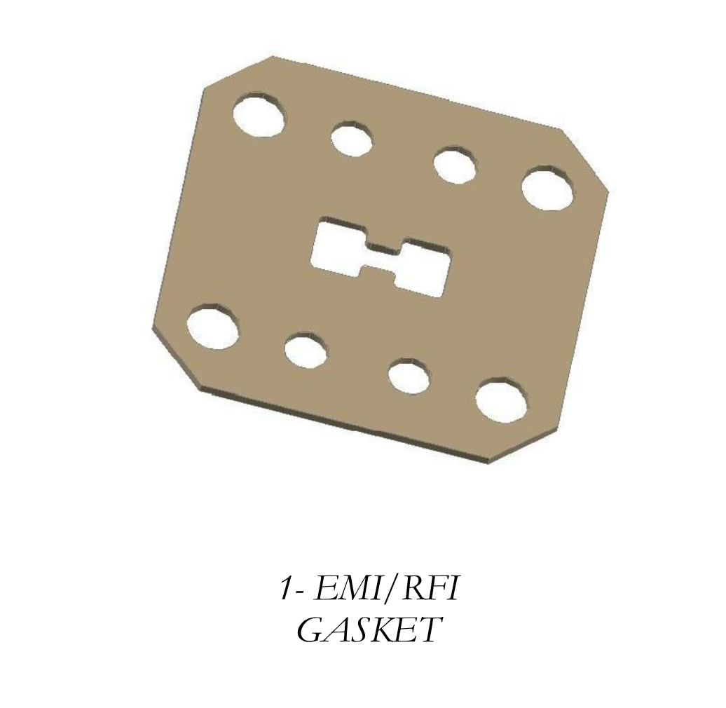 Double Ridge Waveguide EMI/RFI Gaskets