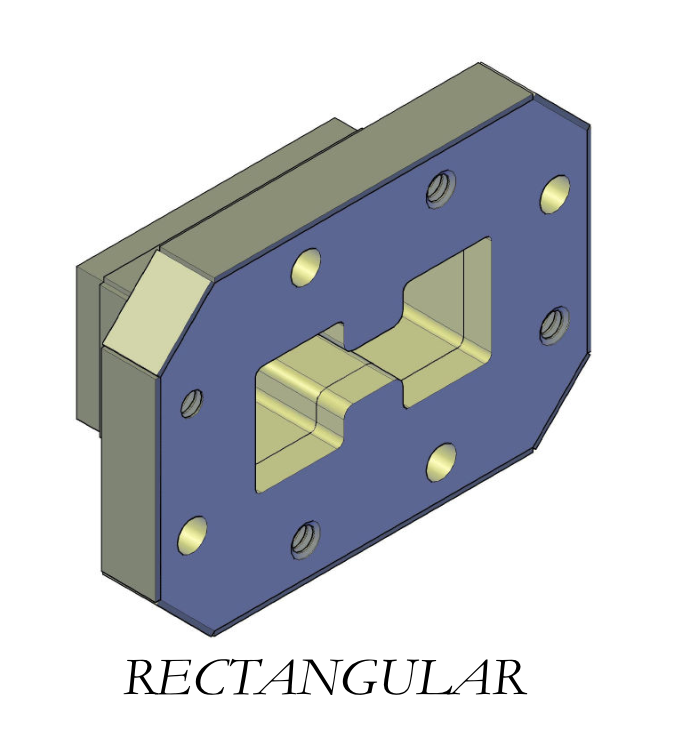 Double Ridge Waveguide Offset Shorts