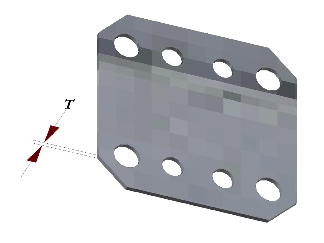 Double Ridge Waveguide Pressure Gasket