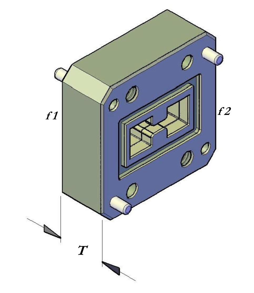 Double Ridge Waveguide Shims