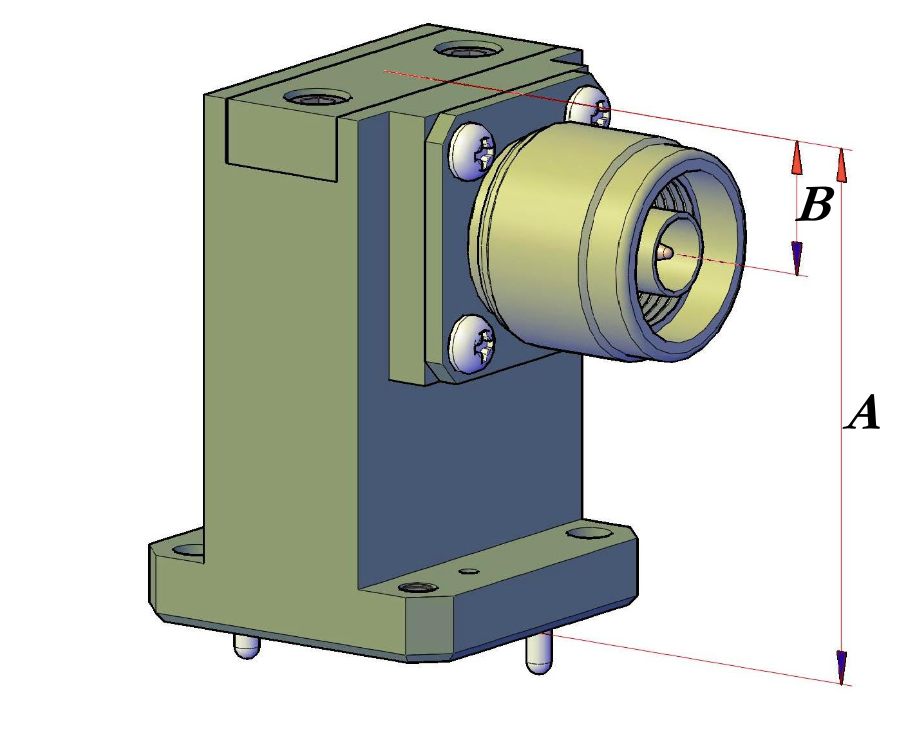 Double Ridge Waveguide To Coax Adapters