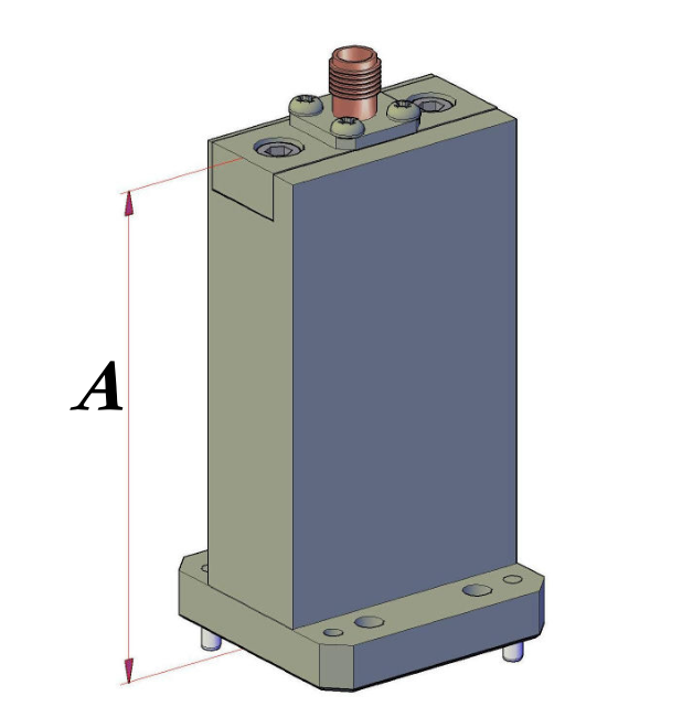 Double Ridge Waveguide To Coax End Launch Adapters