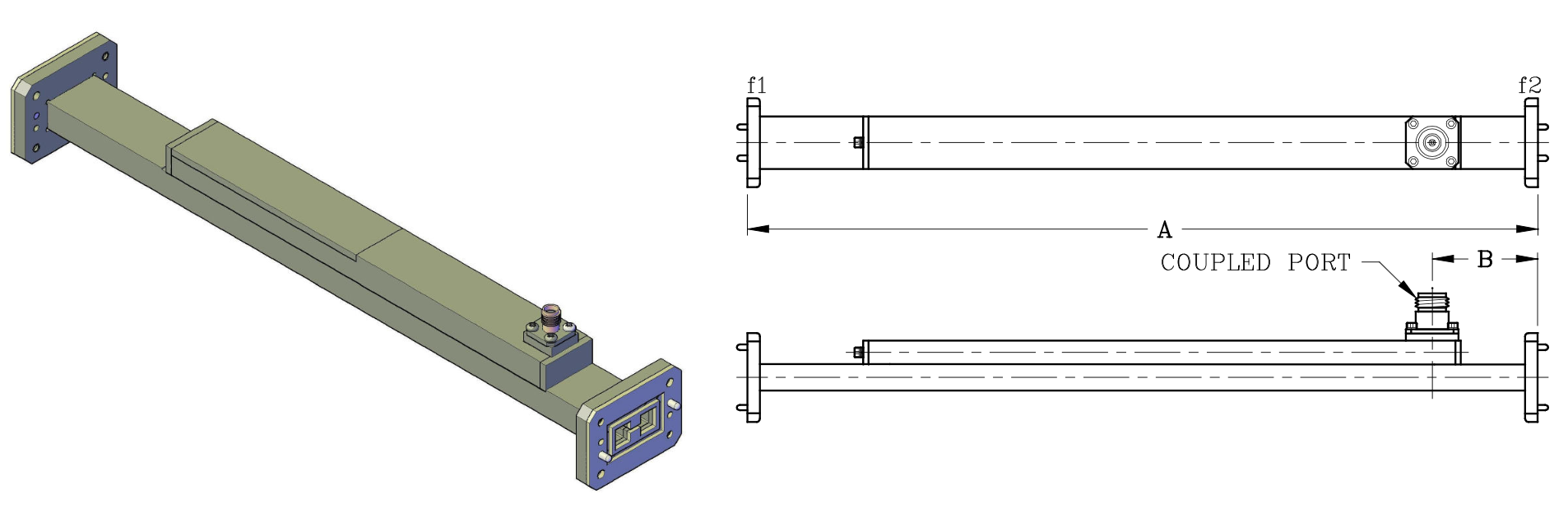 Double Ridge Waveguide Topwall Couplers