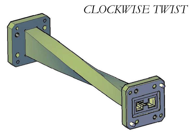 Double Ridge Waveguide Twist Assemblies