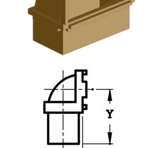 Rectangular Waveguide Cast E & H Plane Bends - CEB (E – Plane)