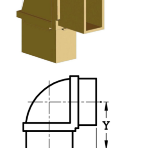 Rectangular Waveguide Cast E & H Plane Bends - CHB (H – Plane)