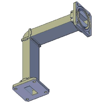 Rectangular Waveguide Cast E & H Plane Bend Assemblies