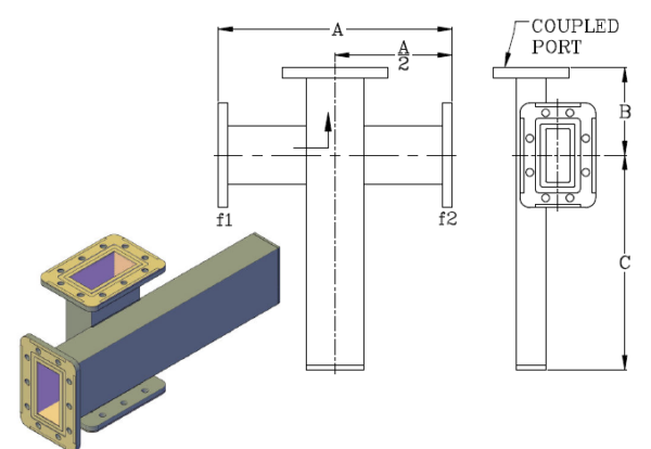Rectangular Waveguide Cross Guide Couplers