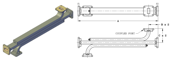 Rectangular Waveguide Dual Topwall Couplers