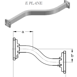 Rectangular Waveguide Formed E Plane Offset Assemblies