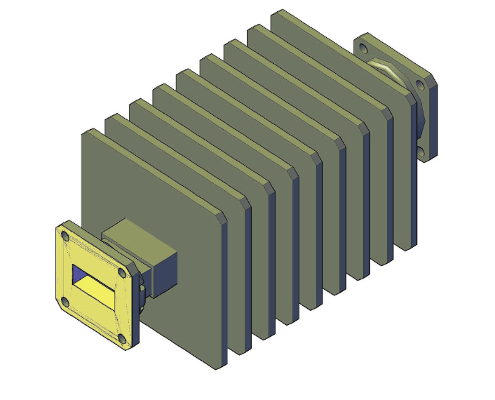 Rectangular Waveguide High Power Fixed Attenuator