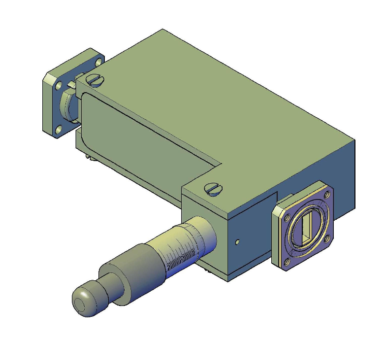 Rectangular Waveguide Low Power Variable Attenuator