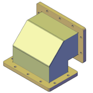 Rectangular Waveguide Mitered E Plane