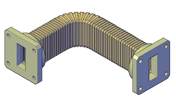 Rectangular Waveguide Preformed Seamless Flexible Assemblies