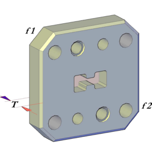 Teflon/Fiberglass Double Ridge Waveguide Pressure Windows