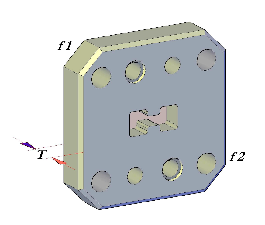 Teflon/Fiberglass Double Ridge Waveguide Pressure Windows