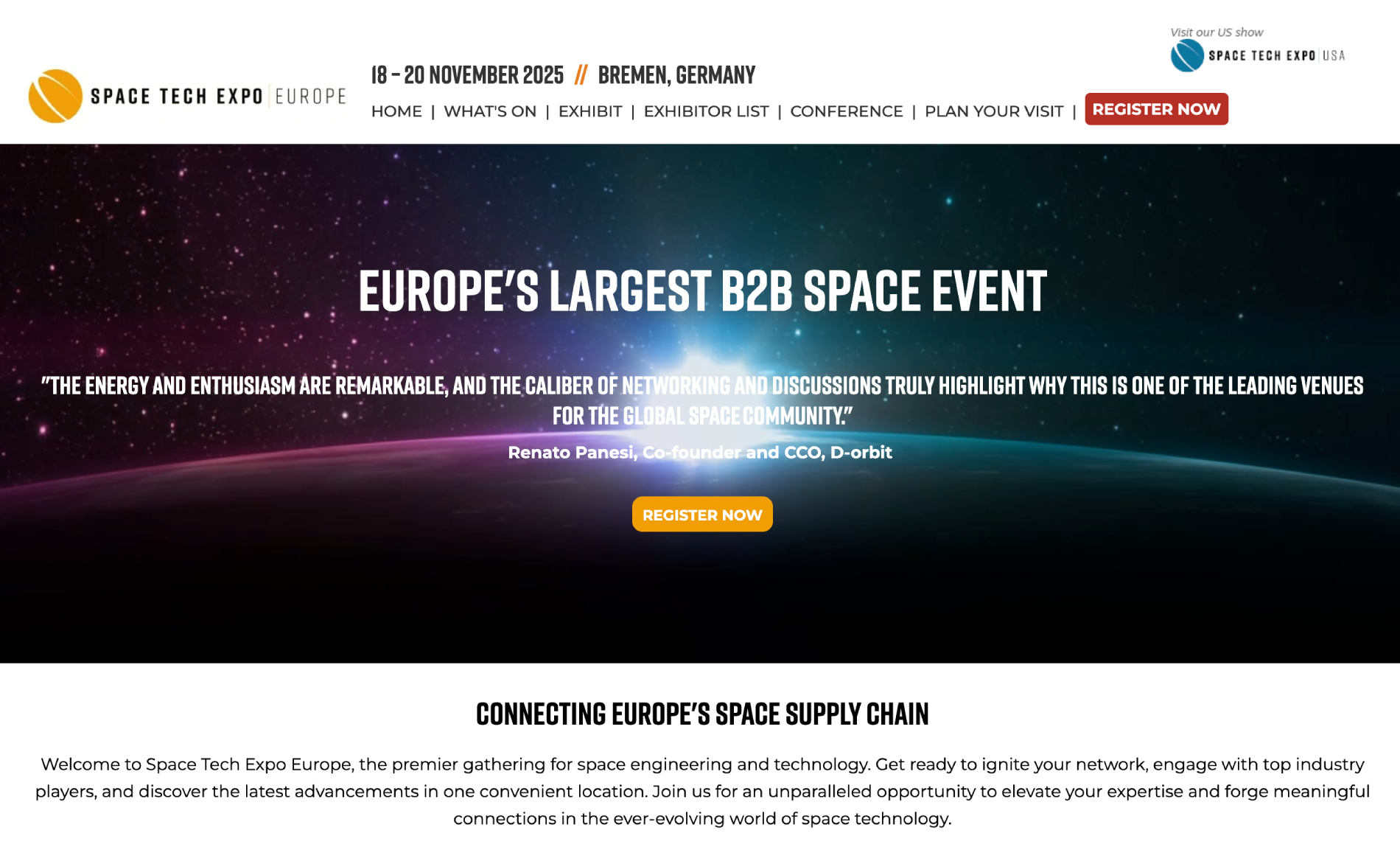 Space Tech Expo Europe